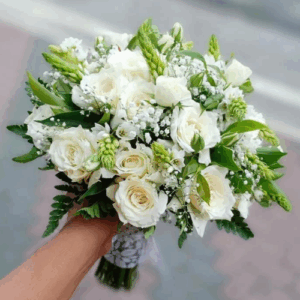 Bridal White Possy