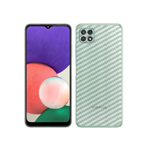 Carbon Fiber Back Sticker for Samsung Galaxy A22 5G - Quickee Carbon Fiber Back Sticker For Samsung Galaxy A22 5G