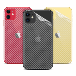 Carbon Fiber Back Sticker For iPhone 11