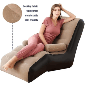 Inflatable Flocking Lounge Chair