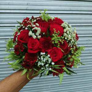Red Rose Possy