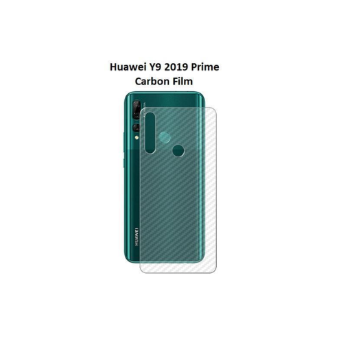 Carbon Fiber Back Sticker for Huawei Y9 Prime 2019 - Quickee Carbon Fiber Back Sticker For Huawei Y9 Prime 2019