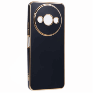 Redmi A3 New Gold Line Back Cover