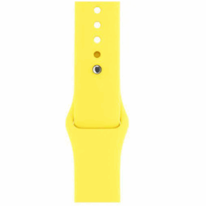 Yellow Silicon Strap For iWatch Series