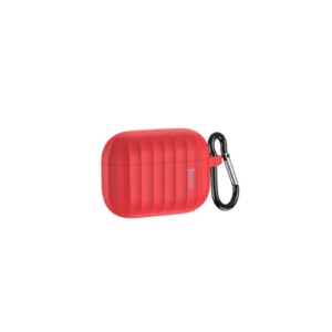 Red Silicone Case Cover for Air Pod 3 With Carabiner
