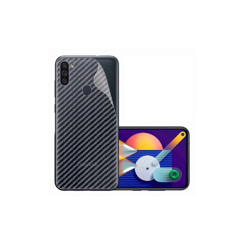 Carbon Fiber Back Sticker for Samsung Galaxy A11 / M11 - Quickee Carbon Fiber Back Sticker For Samsung Galaxy A11 / M11