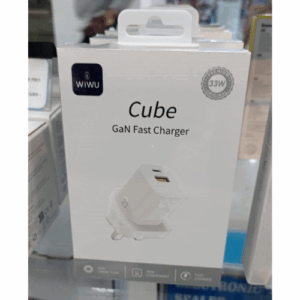 Cube 20w Gan Fast Charger Adapter White