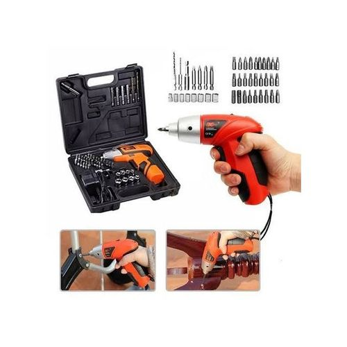 Electric Screwdriver 45 PCS Rechargeable Cordless Set - Quickee Electric Screwdriver 45 PCS Rechargeable Cordless Set