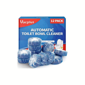 Vacplus Automatic Toilet Bowl Cleaner Tablets - 12 Count, Blue