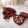 Eternal Love Strawberry Rose Duo