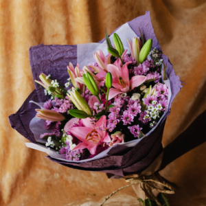 Cotton Candy Kiss Flower Bunch