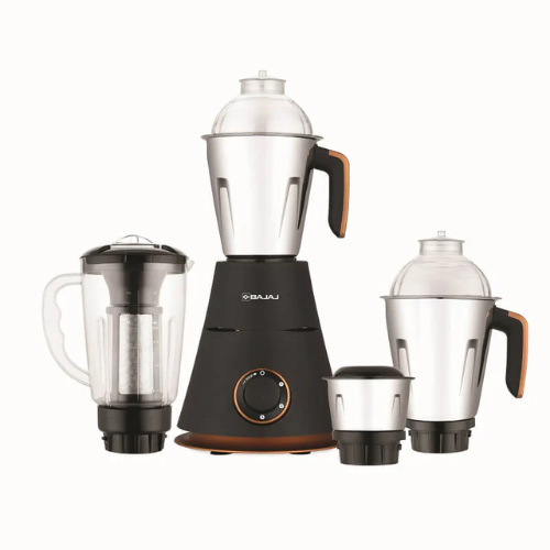 4JAR VIRTUE-750 Black | Bajaj 750w Black 4 Jars - Quickee 4JAR VIRTUE-750 Black | Bajaj 750w Black 4 Jars