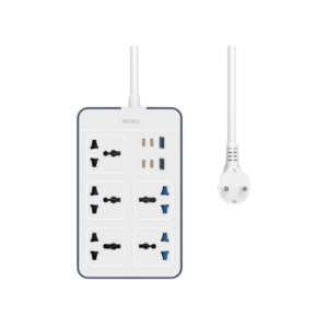 Valentine's Day Special - Quickee WiWU Wi-S006 2500W GaN 11 in1 Power Strip – White