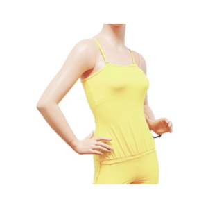 Women Play Suit Solid Golden Glow