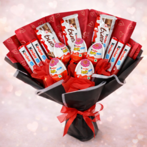 Sweetheart Kinder Chocolate Bouquet