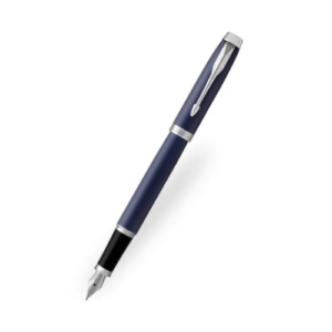 Valentine's Day Special - Quickee Parker IM Blue Chrome Trim Fountain Pen