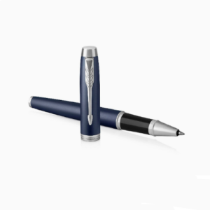 Valentine's Day Special - Quickee Parker IM Blue Chrome Trim Roller Ball Pen