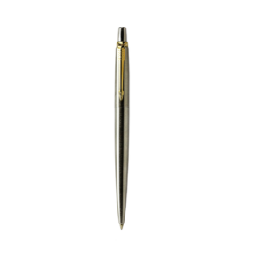 Valentine's Day Special - Quickee Parker Jotter Steel Gold Trim Ball Pen