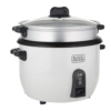 Black+Decker 2.8L Non-Stick Rice Cooker With Glass Lid – RC2850-B5