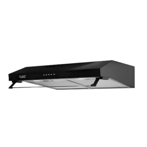 Euro 60cm Flat Cassette Cooker Hood Black - EU60CM-BL