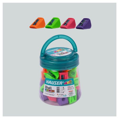 Hauser Shell Neon DX Sharpeners 36 Pcs - Quickee Hauser Shell neon DX Sharpeners 36 Pcs