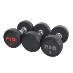 Rubber Pio Dumbbell Pair