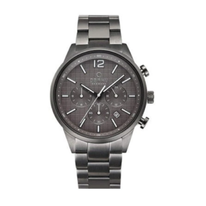 Obaku Analog Grey Dial Men's Watch-V205GUUUSU(C5)