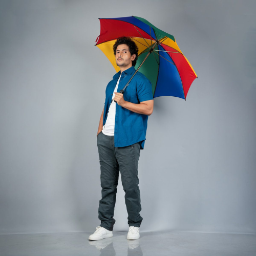 24″ Multi Colour Gents Umbrella-2563 - Quickee 24″ Multi Colour Gents Umbrella-2563